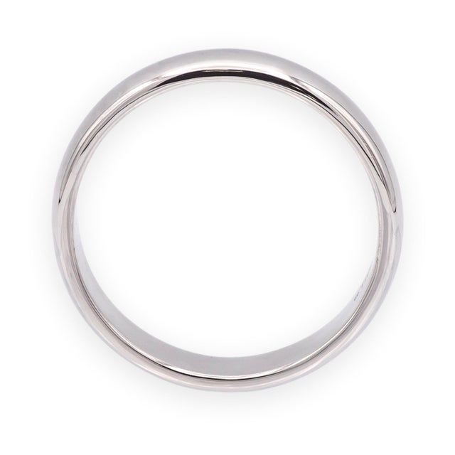 Tiffany and Co. Tiffany & Co. Platinum Forever 4.5 Mm Men's Wedding Band Ring Size 9.5 W/Recpt For Sale - Image 4 of 6
