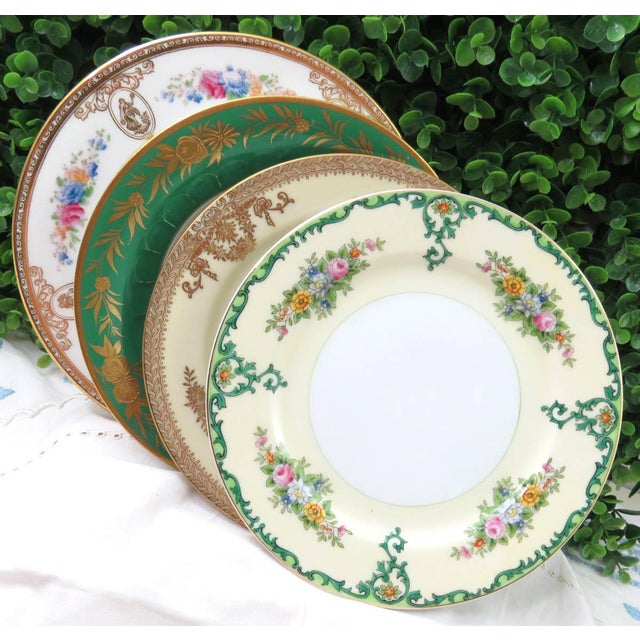 Mismatched Vintage Salad Plates Set of 4 Chairish