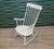 Shabby Chic White Rocking Chair, 1970s For Sale - Image 10 of 10