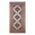 Vintage Malayer Gallery Rug, Hand-Knotted Wool, Geometric Pattern, 5x10, Camehair & Navy For Sale