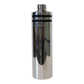 1930s Art Deco Chrome Cocktail Shaker by Evercraft For Sale