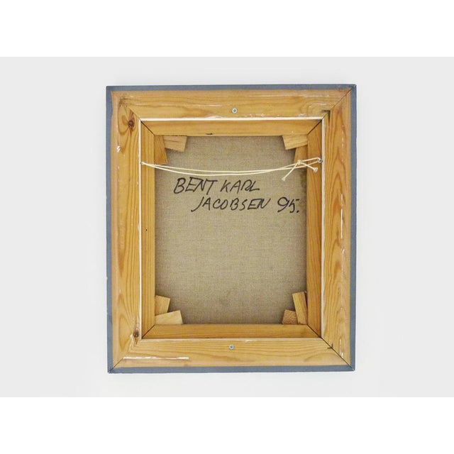 Bent Karl Jacobsen, Composition, 1995, Oil on Canvas For Sale - Image 8 of 9