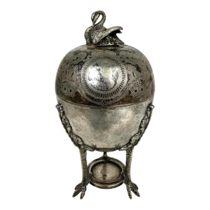 English Victorian Mappin&webb Silver Plate Egg Coddler