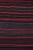 Handwoven in wool, this 4x6 contemporary Rez kilim features layered navy, charcoal, and muted red stripes. Its balanced...