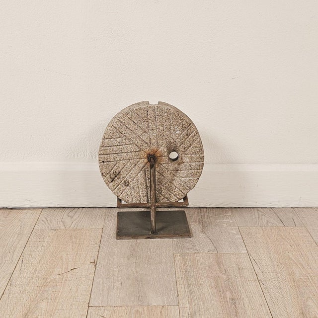Chinese Granite Grinding Stone, China, 19th Century For Sale - Image 3 of 6
