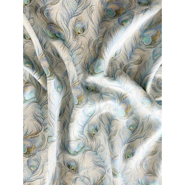 English Silk Pillowcase Made With Liberty Fabric Florentines Journey For Sale - Image 3 of 4
