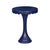 2020s Scalloped Dark Navy Drinks Table For Sale - Image 5 of 6