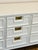 1970s Coastal White Lacquered Faux Bamboo Sideboard/Dresser For Sale - Image 5 of 9