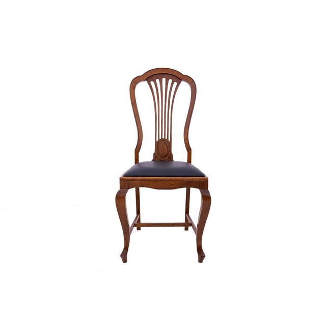 Large 19th Century Extendable Table with Chairs, France, 1890, Set of 9 For Sale - Image 6 of 18