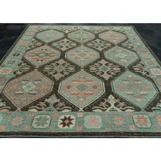 Early 21st Century Turkish Oushak Rug 8'1" x 10'3" #20066 For Sale - Image 5 of 8
