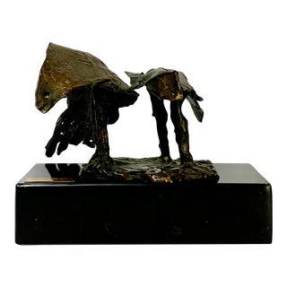 Bronze Bird Sculpture - Fannie Phillips For Sale