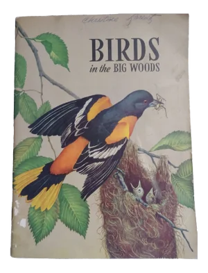 1957 Birds in the Big Woods Book by Glenn O. Blough