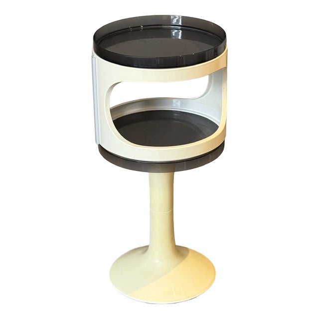 Modular ABS Table with Smoked Trays from Tatay, 1970s For Sale