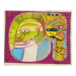 1970s Larry Connatser Modern Painting For Sale