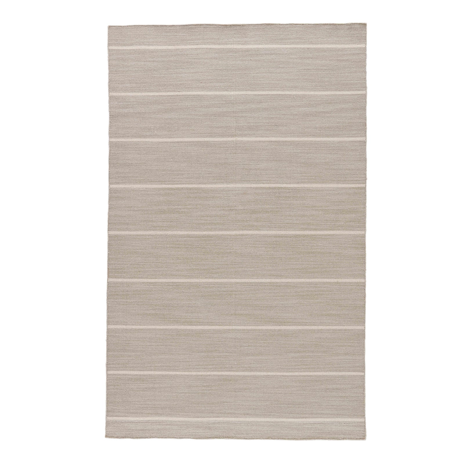 Jaipur Living Cape Cod Handmade Stripe Gray/ White Area Rug 4′ × 6′ Chairish