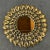 1970s Mid-Century Brutalist Boho Chic Starburst Wall Mirror. For Sale - Image 6 of 7