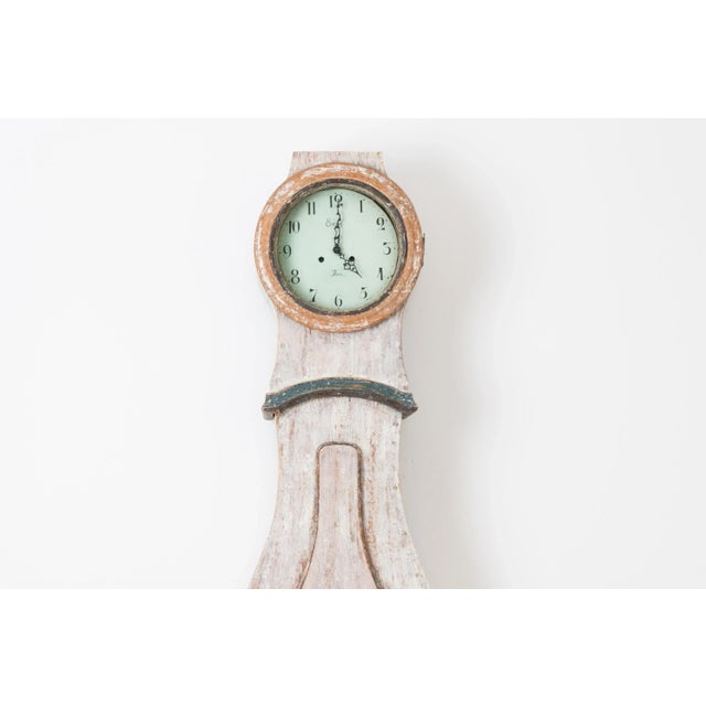 Metal Northern Swedish Longcase Clock For Sale - Image 7 of 12