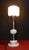 Modernist Art Deco French Chrome, Porcelain and Opaline Glass Table Lamp, 1940s For Sale - Image 9 of 18