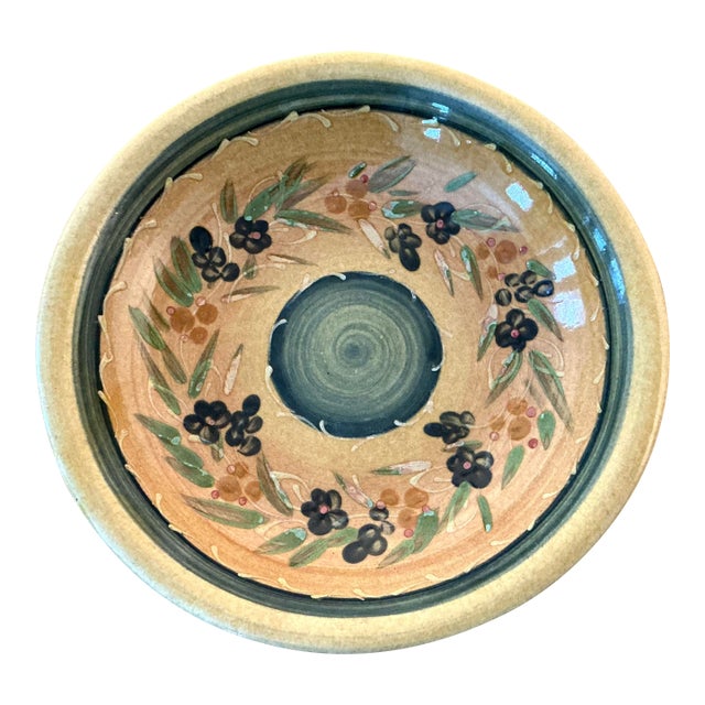 Vintage French Hand-Painted Bowl – Terre Provence, Made in France For Sale