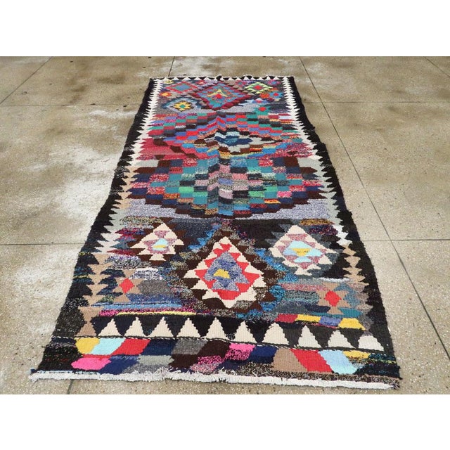Mid 20th Century Galerie Shabab Collection Mid-20th Century Persian Flatweave Kilim Rug For Sale - Image 5 of 10