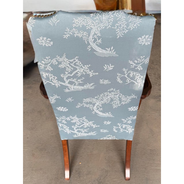 French Mid 20th Century Louis XV Style Chinoiserie Accent Chair For Sale - Image 3 of 12