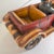 Black Antique 1913 Model Touring Car and Driver Wooden Hand Painted Sculpture For Sale - Image 8 of 12
