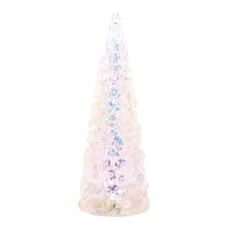 Iridescent LED Pine Tree 13.5"H For Sale