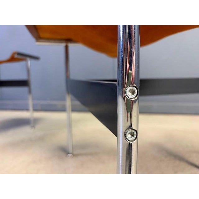 T Side Chairs by Katavolos, Littell & Kelley for Laverne International, 1960, Set of 2 For Sale - Image 9 of 11