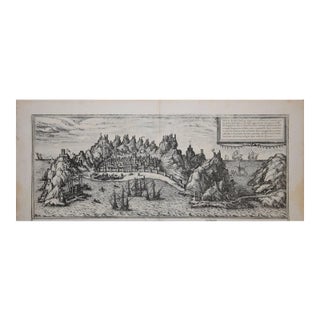 Aden, Map from ''Civitates Orbis Terrarum'' - by F. Hogenberg - 1575 1575 For Sale