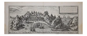 Aden, Map from ''Civitates Orbis Terrarum'' - by F. Hogenberg - 1575 1575