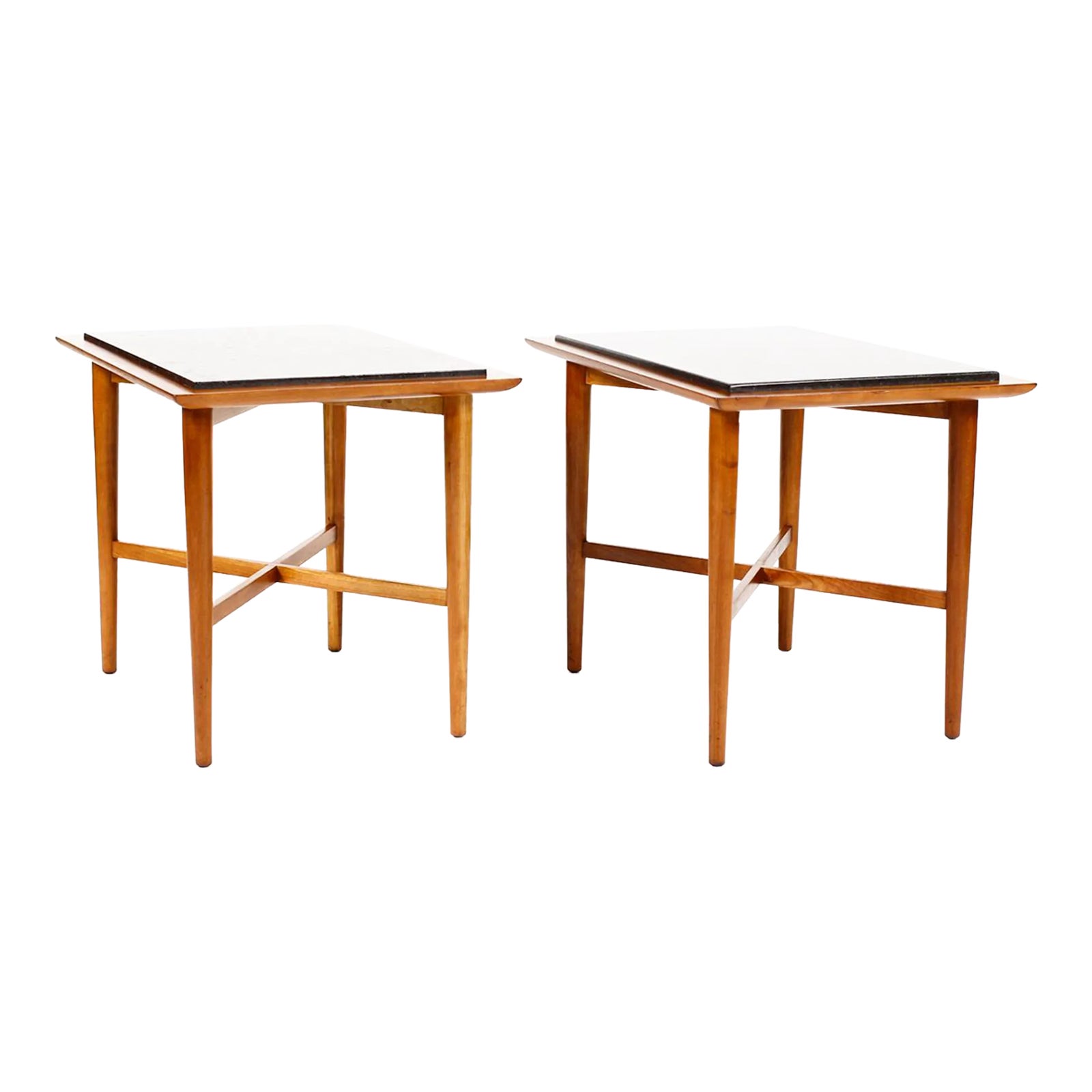 1950s Mid Century Vintage Side End Tables — Fine Art Furniture Co