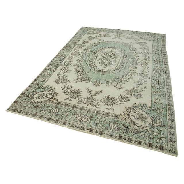 Vintage Turkish Hand-Knotted Rug For Sale - Image 3 of 7