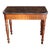 French Faux Marble Top Mahogany Console Table / Game Table For Sale