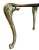 P.E. Guerin Mid 20th Century Hollywood Regency Sculptural Solid Fern Frond Brass Glass Top Coffee Table Attributed to p.e. Guerin For Sale - Image 4 of 12