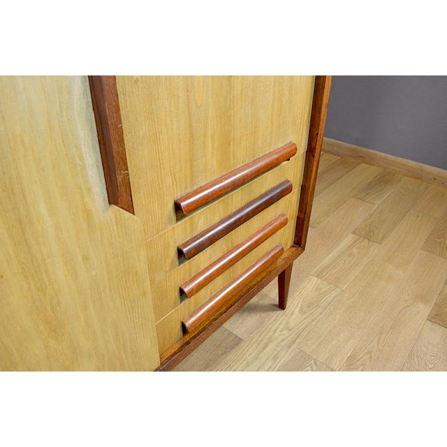 Vintage Compass Leg Sideboard Eros Edition by Gustave Gautier, 1950 For Sale - Image 11 of 13