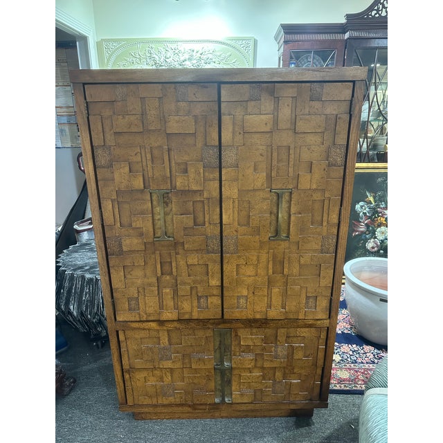Brutalist 1970s Burlington House Brutalist Chest of Drawers For Sale - Image 3 of 4