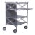 Kartell Oxo Trolley Computer Cart by Antonio Citterio, Attributed For Sale