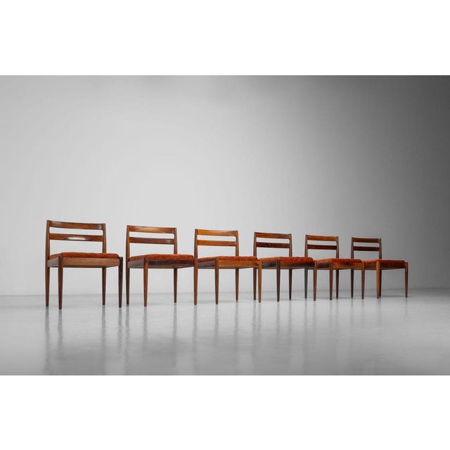 Vintage Danish Universe Chairs by Kai Kristiansen for Magnus Olesen, 1965, Set of 6 For Sale - Image 3 of 18