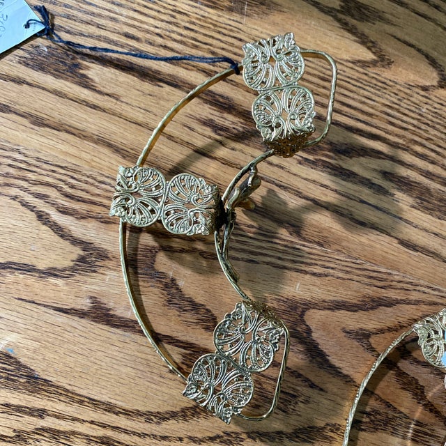 60’s Hamilton Sterling 24kt Gold Plated Crystal West German Dresser Dish For Sale - Image 10 of 13