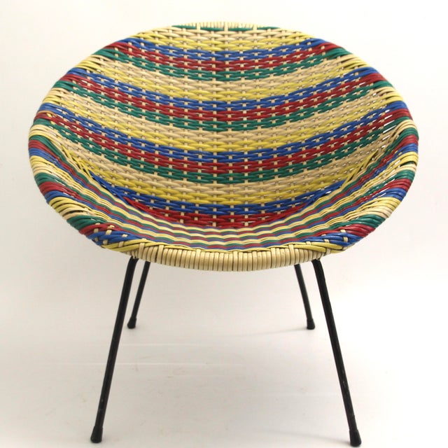 Mid-Century Childrens Acapulco Armchair, 1950s For Sale - Image 6 of 9