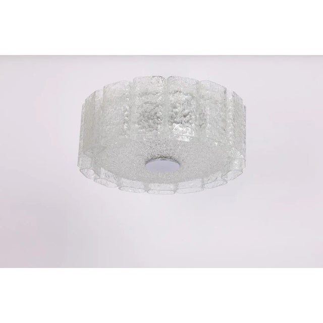 Glass Tubes Flush Mount by Doria, Germany, 1960s For Sale - Image 3 of 11