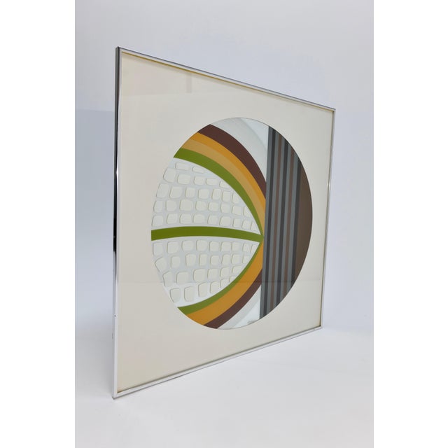 Mid-Century Modern Mid Century Abstract Mirror Wall Art For Sale - Image 3 of 17