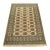 Bokhara Rug 4’2” X 6′ Beige Wool Tribal Hand-Knotted Oriental Carpet For Sale