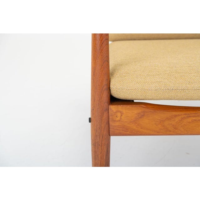 Brown Model 218 Easy Chair by Grete Jalk for Glostrup Mobelfabrik, 1960s For Sale - Image 8 of 11