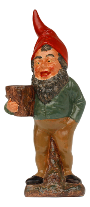 Terracotta Garden Gnome, 1940s
