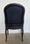 Black 1970s French Louis XV Style Leather Fauteuil Arm Chairs With Leather Upholstery, 2 Pieces For Sale - Image 8 of 9