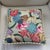 Wonderfully charming vintage needlepoint pillow featuring a colorful collection of seashells and starfish. Beautifully...