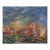 Mid-20th Century Signed G. Tiom - Naval Battle Scene, Oil on Canvas For Sale