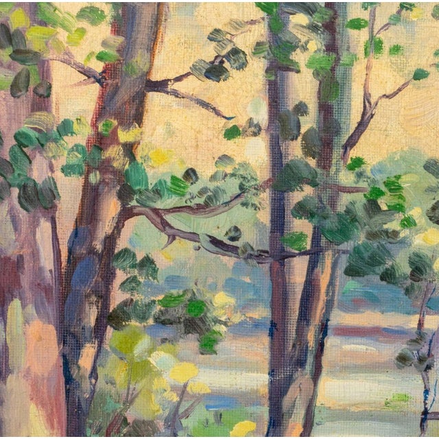 Hartwell Ayles Landscape Scenes Oil on Panel, 2 For Sale - Image 4 of 11