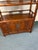 Chinese Hand Carved Shelving With Double Door Cabinet For Sale - Image 3 of 12